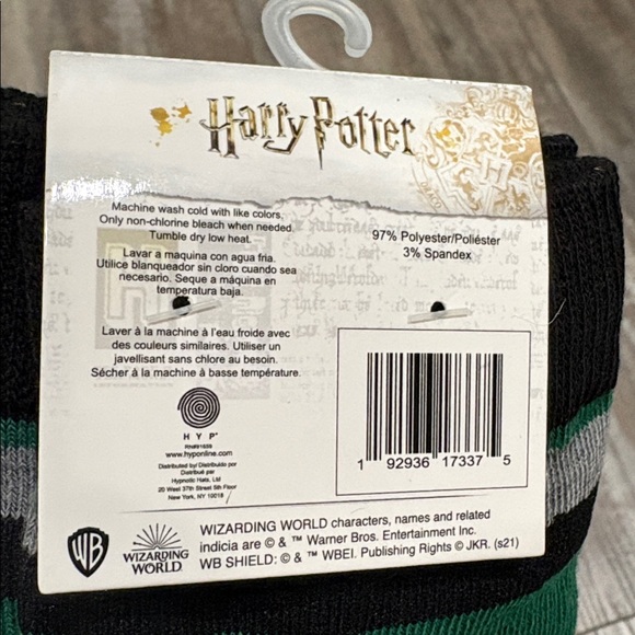 Wizarding World Harry Potter Slytherin & Gryffindor sock set NEW - Picture 4 of 4